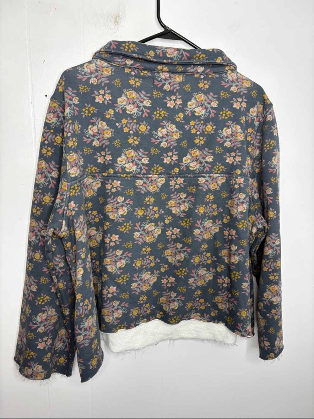 Natural Life Sweater Womens Small Oversized Easy Does It Boho Sweatshirt Floral - Picture 4 of 10